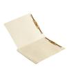 11-pt End-Tab Folder with Outside Double Pockets With 2 Inside Fasteners, Positions 1 and 3, 9-1/2&#34; x 12-1/4&#34;, 50/Box