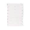Typewriter Label, 1-Across, White, 3-1/2&#34; W x 5/8&#34; H, 250/Roll