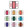 Smead® Compatible Numeric Label, 1-1/4&#34; W x 1&#34; H, 500/Roll