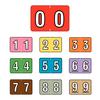 Sycom® and Barkley® Compatible Numeric Label, 1-1/2&#34; W x 1&#34; H, 500/Roll
